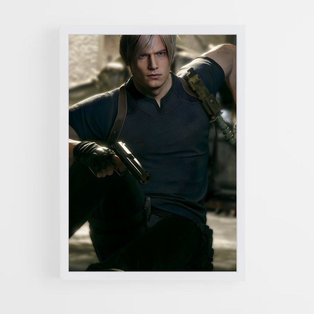 Poster Leon l'Inébranlable – affiche Resident Evil (vue 3)